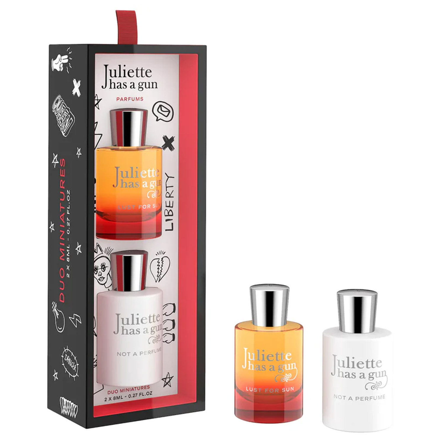 SET DUO DE MINIATURAS JULIETTE + NOT 8ML, JULIETTE HAS A GUN PERFUMES